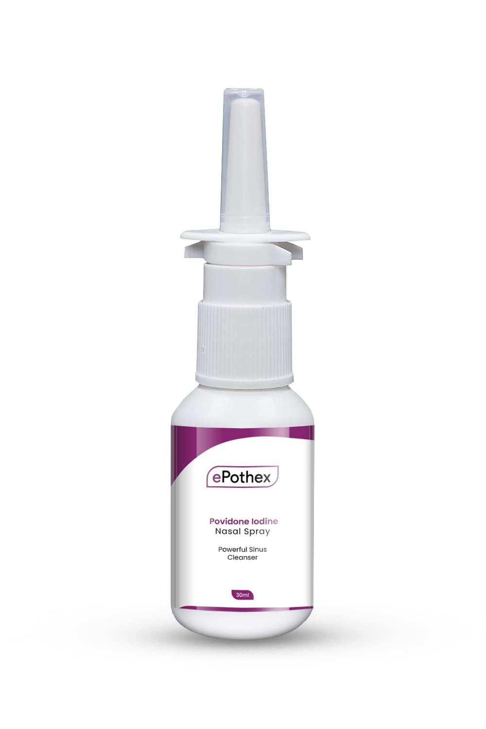 Epotex Povidone Iodine Nasal Spray 0.6 Sinus Protection & Cleanser