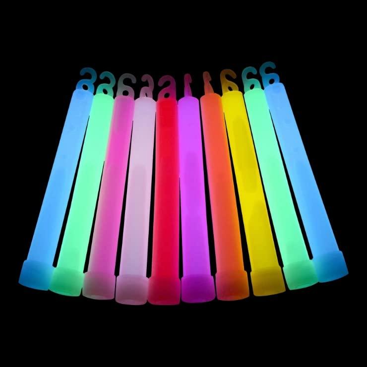 AIVANT Ultra Bright Large Glow Sticks - Long Last Lighting Over 12 Hours for Parties and Kids Playing, Emergency Light Sticks for Hurricane Supplies