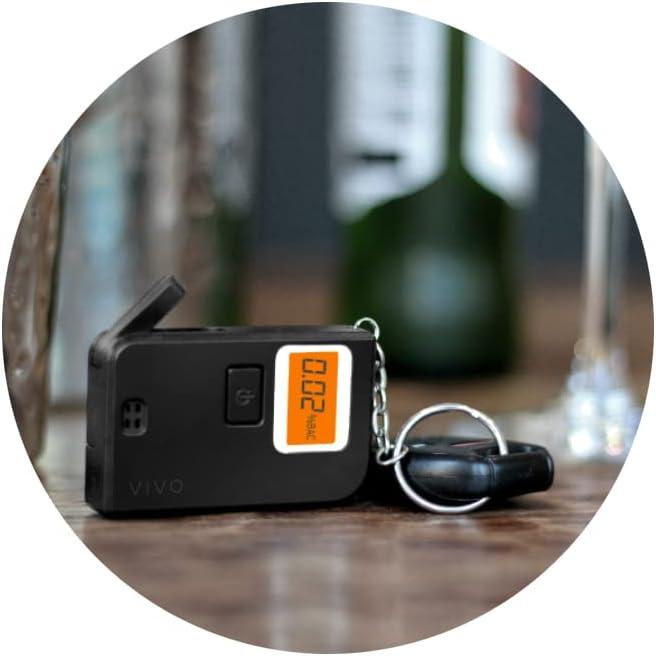 Mini Keychain Breathalyzer Portable Alcohol Tester for Accurate Results