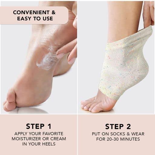 Buy VMITRA ilicon Socks Heel for Crack (1 Pair) Spa Gel Socks for Women and  Men, Feet Protector Crack Heel Repair Socks with Moisturizing Natural Oil  and Vitamin E Repair Dry Cracked