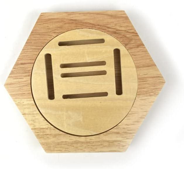 Generic Houten medaille display hanger rek - 6 stuks zeshoekige