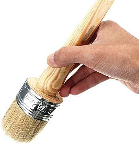 1st Place Chalk & Wax Natural Pure Bristle 3 Piece Brush Set - DIY, Home Décor, Folk - View #6