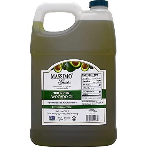 Massimo Gusto Food Service Avocado Oil 1 Gallon (128 FL OZ) 128 Fl
