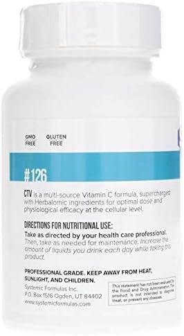 Systemic Formulas CTV Vitamin C 126 - Powerful Immune Support | Buy Now ...