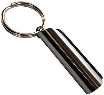 Tallac Cary Stainless Steel Keychain Lip Balm Chapstick Holder