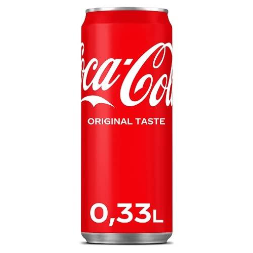 CocaCola Classic Refreshing Caffeine Soft Drink 24x330ml