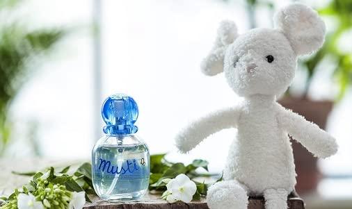 Mustela Musti - Perfume y spray de colonia a base de plantas para bebés,  fragancia delicada para niños y niñas, con extractos de manzanilla y miel