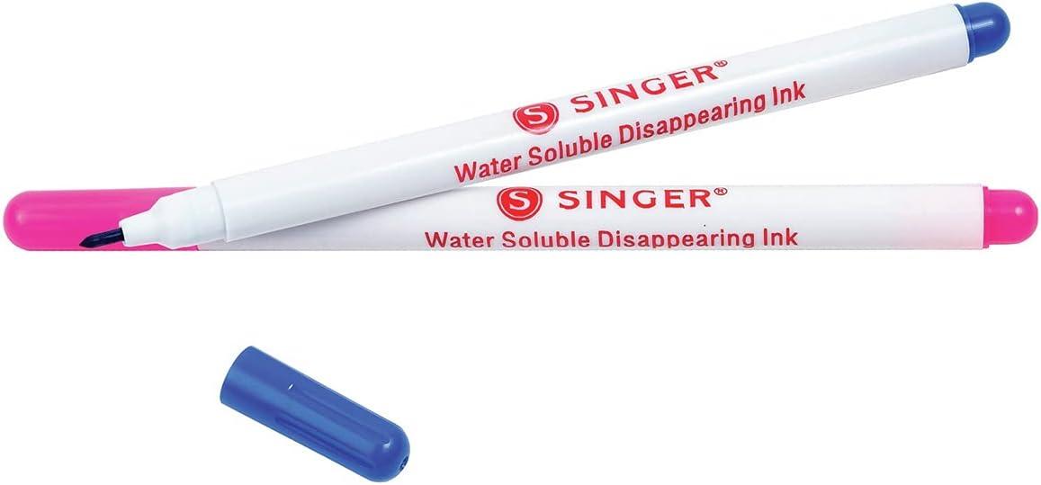 Singer 04371 Fine Point Disappearing Fabric Marking Pen Pink and Blue 2