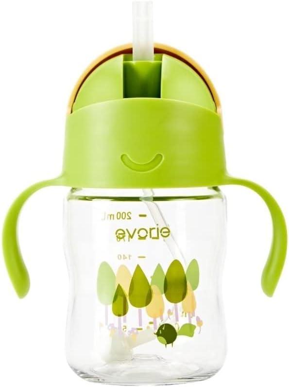 Evorie Tritan Toddler Sippy Cup with Silicone Straw, Spill-Proof Straw  Water Bottle for Kids 1-4 Years Old, 10 oz, Removable Handles, Ideal for  School - Yahoo Shopping