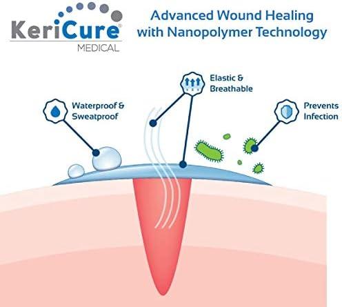 KeriCure Natural Seal Invisible Liquid Bandage 2 Pack - Soothe, Seal ...