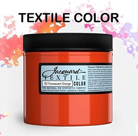 Jacquard Fabric Paint for Clothes - 8 Oz Textile Color - Black - Leaves  Fabric Soft - Permanent and Colorfast - Professional Quality Paints Made in  USA - Holds up Exceptionally Well to Washing 8 Ounce (Pack of 1) Black