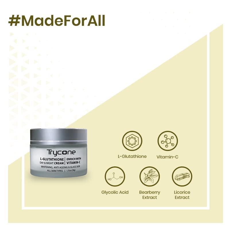 Glutathione & Vitamin C Moisturizer | Anti-Aging Dark Spot Removal | Kojic  Acid & Natural Actives | 50g | Buy Now with Express International Delivery  | GoSupps.com