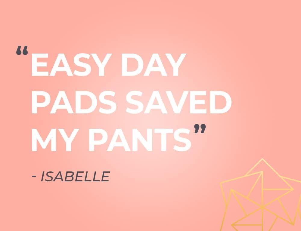 EASYDAY Heavy Flow 2in1 Period & Bladder Leakage Pads with Wings