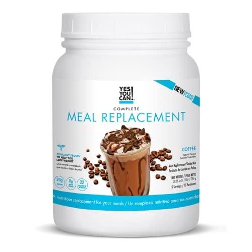 Yes You Can! Complete Meal Replacement Shake 15 Servings (Coffee) Meal Replacement Protein