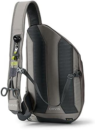 Orvis Fly Fishing Sling Pack - Easy Reach Single Strap Fishing Backpack  with Durable Docks for Fly Fishing Accessories, Sand