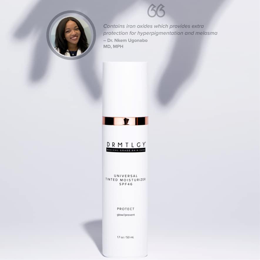 DRMTLGY Tinted Moisturizer SPF 46 Universal Tint, 1.7 oz Broad