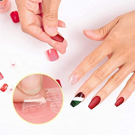 Waterproof Breathable Jelly Double Sided Nail Adhesives - Temu