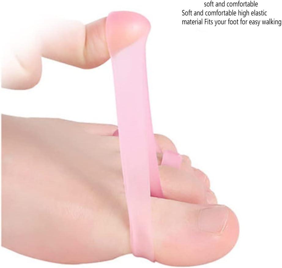 Silicone Toe Spacers 5 Pack for Yoga, Bunion Relief, and Overlapping