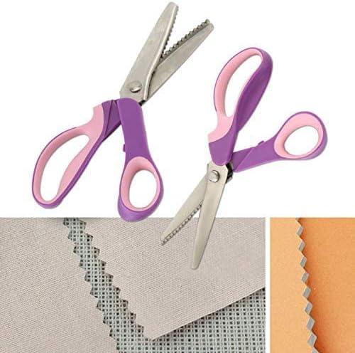 Pinking Shears Scissors for Fabric, 2-Piece Bundle India