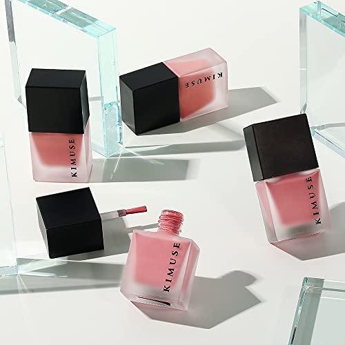 KIMUSE Cheek Gel Cream Liquid Blush Makeup, Lightweight Breathable Feel