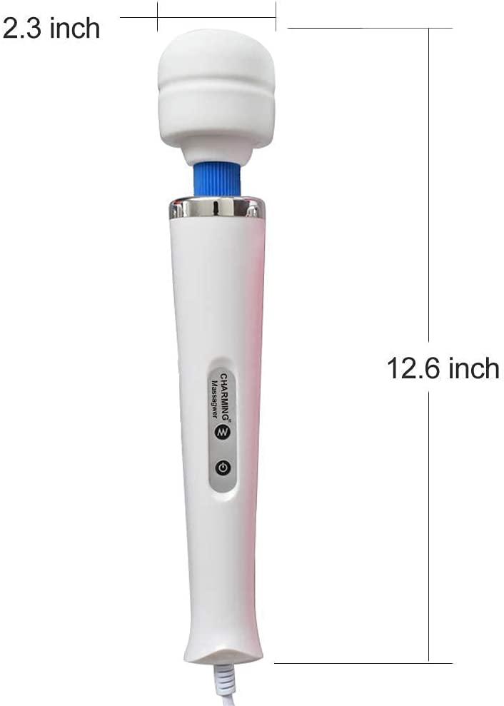 Powerful 10 Speed Handheld Electric Back Massager for Sports Recovery and  Muscle Pain Relief - White | Buy Now with Express International Delivery