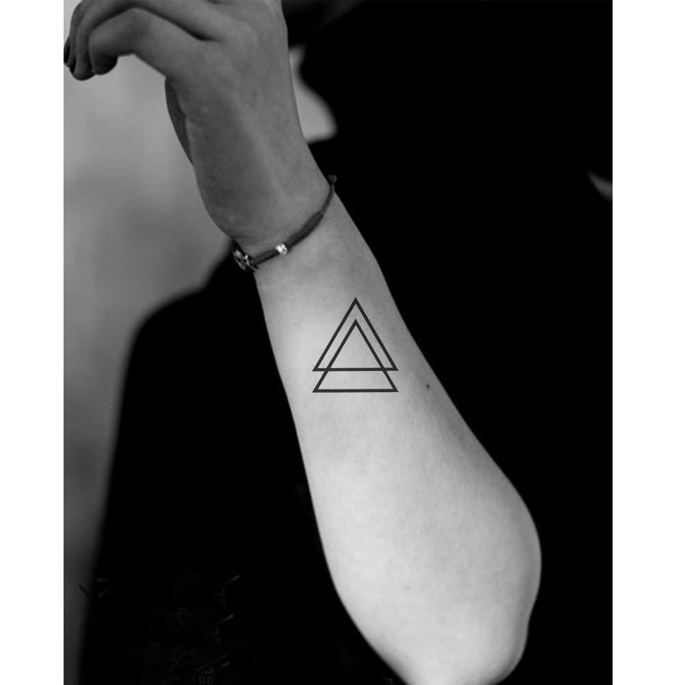 Details more than 229 geometric triangle tattoo latest