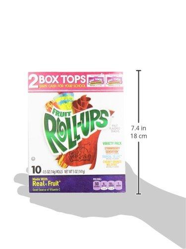 Fruit Roll-Ups Fruit Flavored Snacks, Variety Pack, Pouches, 10 ct