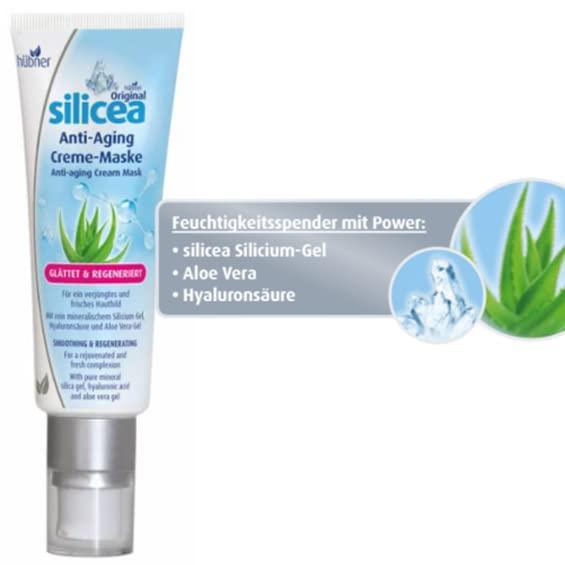 H bner Original Silicea Anti-Aging Cream Mask | Natural Certified Cosmetics  | Silica Gel Hyaluronic Acid & Aloe Vera | 50 ml | Tightening &  Regenerating Formula | Buy Now with Express International Delivery |  GoSupps.com