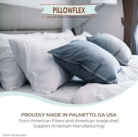Pillowflex Synthetic Down Alternative Pillow Inserts for Shams
