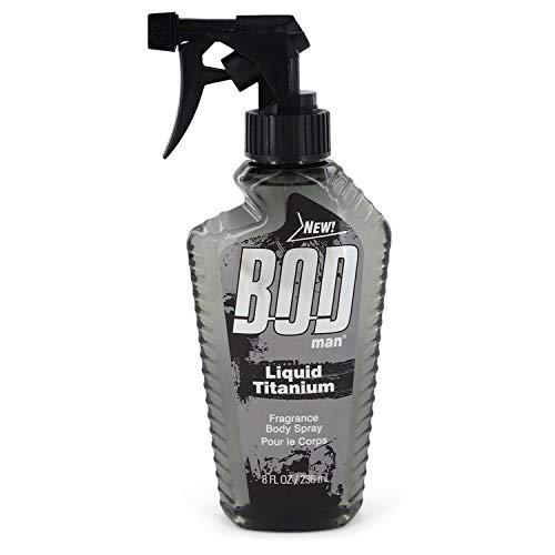 Bod Man Liquid Titanium by Parfums De Coeur Fragrance Body Spray 8 oz Men