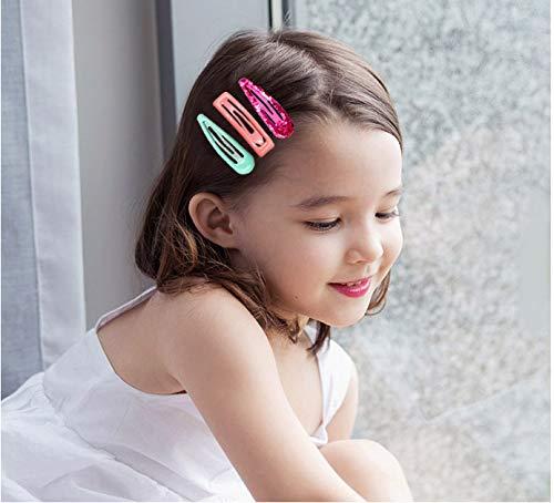 Snap Hair Clips Hair Barrettes for Girls, Southwit 80 Pcs 2 inch Non-Slip Barrettes Hair Accessories for Girls, Women, Kids Teens or Toddlers