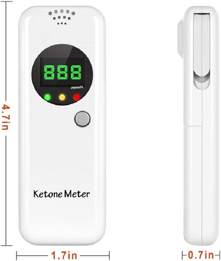 Keto Breathalyzer Ketone Meter Digital Ketosis Test 10 Mouthpieces