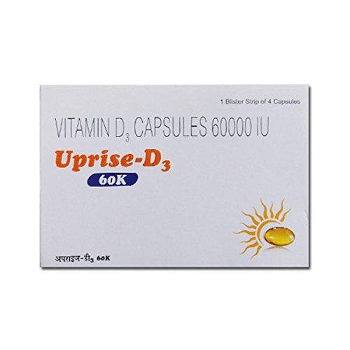 Vitamin D3 CHOLECALCIFEROL 60000 IU (4 Cap) x 2 Boxes
