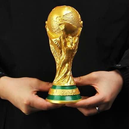 EOFLW World Cup Trophy Replica 10.6 inch 2022 World Cup Replica Resin  Soccer Collectibles Sports Fan Trophy Gold Bedroom Office Desktop Decor,  Trophies -  Canada
