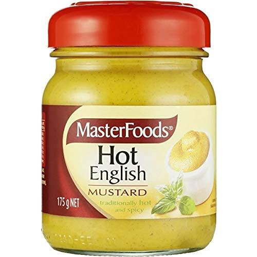 Masterfoods Hot English Mustard 175g Spicy Mustard Condiment for