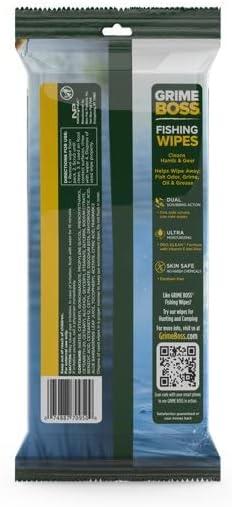 Grime Boss 5 Packs of 5-Count XL Hand Wipes Heavy Duty Cleaning