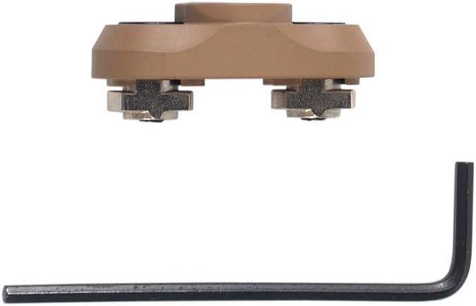 JIALITTE Swivel Stud Mount Base Adapter for Mlok Rail System - Sand
