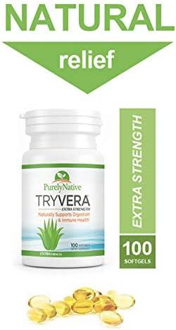 TRYVERA Aloe Vera Gels - Support for Interstitial Cystitis, Leaky Gut