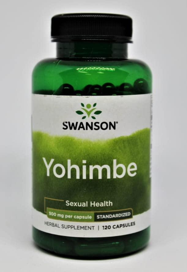 Swanson Yohimbe 500mg (Standardized) 120 Capsules Buy Online