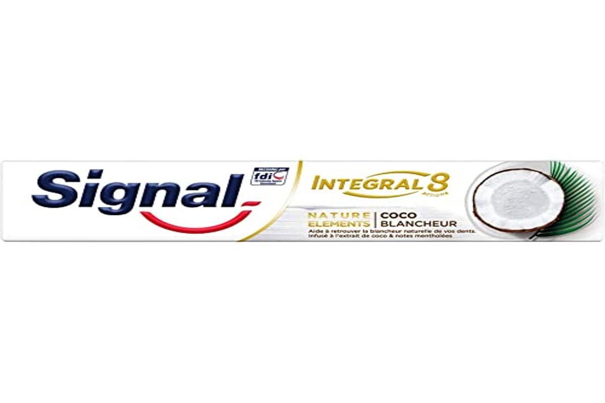 Buy Signal Integral 8 Antibacterial Toothpaste - Nature Elements Coco ...