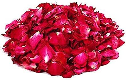 DoraMagic Dried Red Rose Petals, Real Natural Dried Rose Petals 1.75oz/50g  for Bath, Soap Making, Candle Making, Wedding, Confetti, DIY Crafts, Non