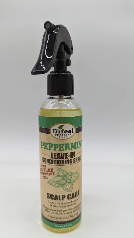 Difeel Scalp Care Leave in Conditioning Treatment Peppermint Oil 6 oz