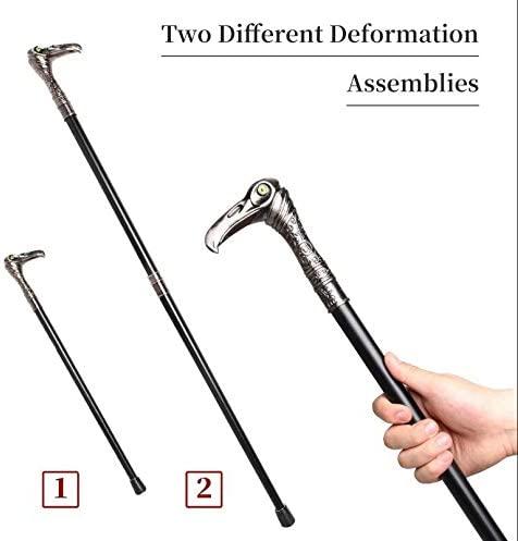 Ziv Eagle Walking Stick- Decorative Cane Walking Stick for Men and Women-  Eagle Cosplay Cane Walking Cane All Metal Walking Stick Symbol of Power and  Strength