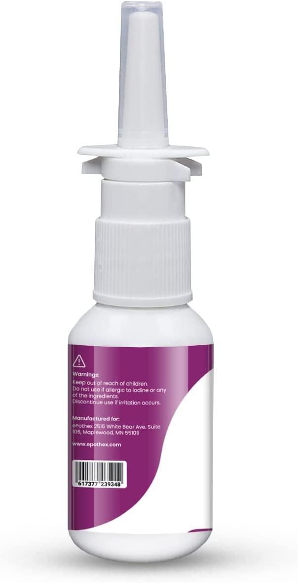 Epotex Povidone Iodine Nasal Spray 0.6 Sinus Protection & Cleanser