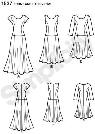 Simplicity 1537 Women's Dress Sewing Pattern | Sizes 10-18, Amazing Fit |  Shop Now | Buy Now with Express International Delivery | GoSupps.com