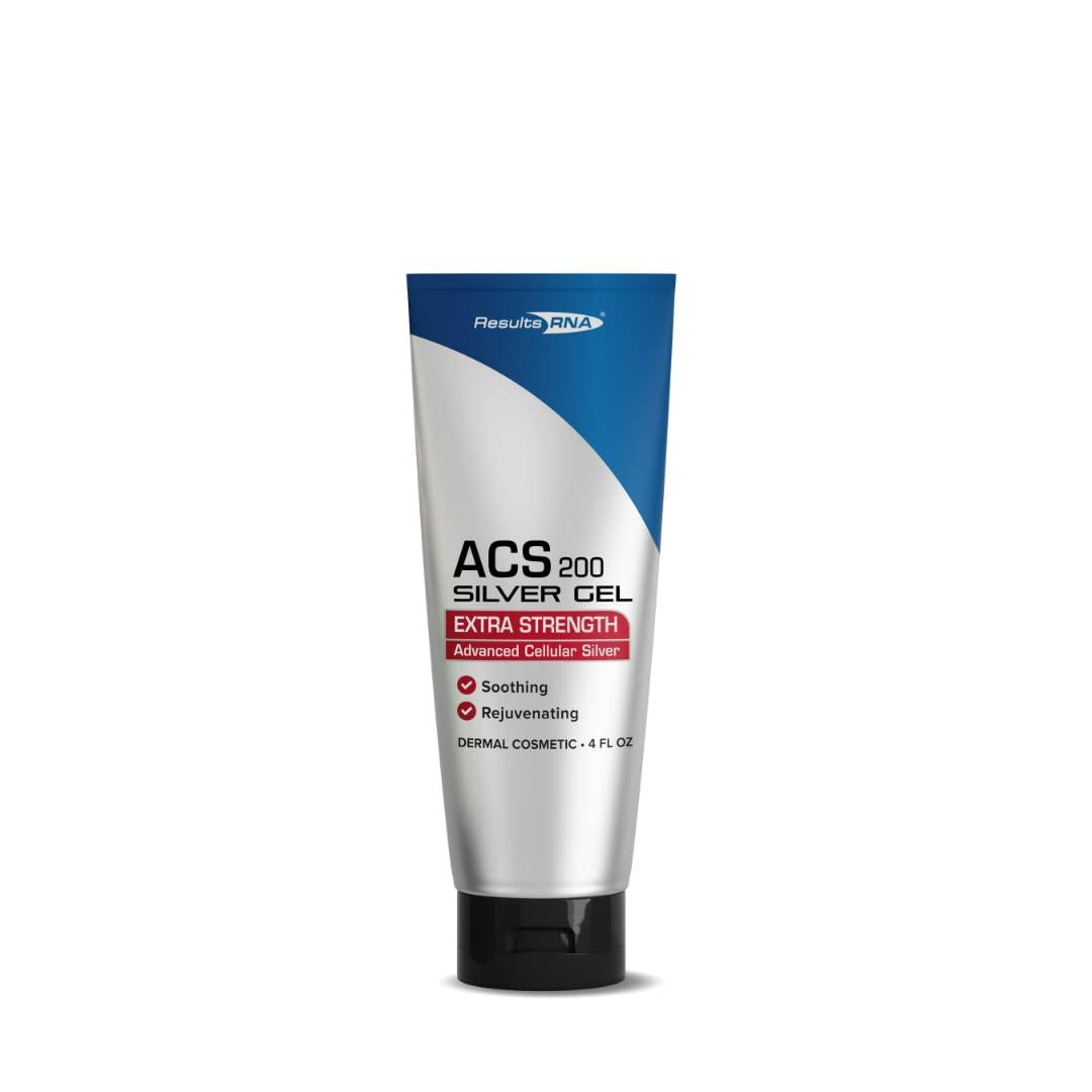 Results RNA ACS 200 Silver-Glutathione Gel 4 oz | Advanced Cellular  Colloidal Silver Gel for Wound Care & Dermal Healing | Clinically Proven &  Doctor Recommended | Buy Now with Express International Delivery
