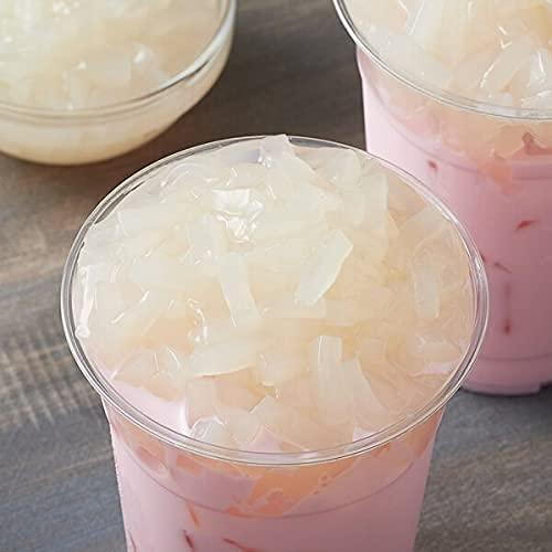 Lychee Fruit Coconut Jelly Dessert Topping by Buddha Bubbles Boba