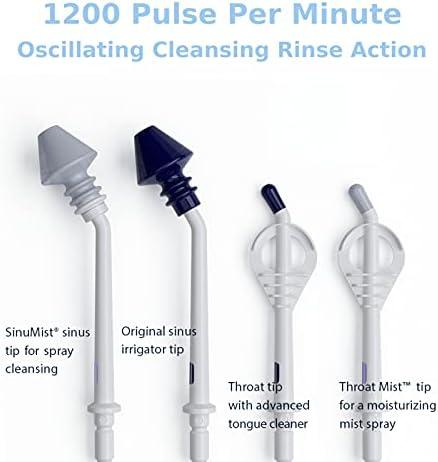 SinuPulse Elite Advanced Nasal Irrigation System Pulsating Nasal Congestion  Relief & Sinus Rinse Machine More Effective Than Neti Pot or Nose Spray
