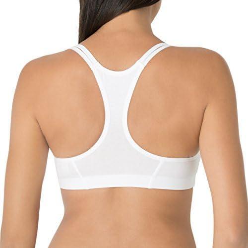 Fruit of the Loom Women's Spaghetti Strap Cotton Sports Bra, 3-Pack,  Style-9036