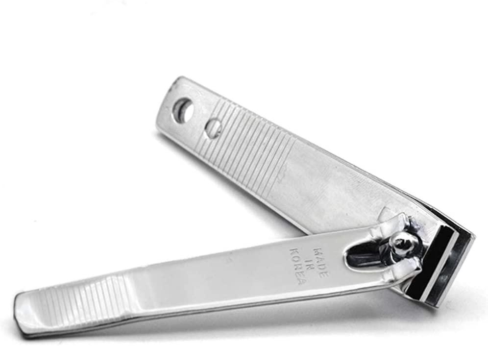 PrettyClaw Straight Edge Nail Clipper Finger Toe Cutter Stainless Steel -  1pc